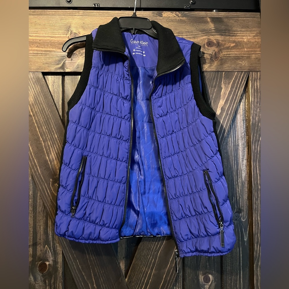 Calvin Klein Performance Jacket in Black and Blue